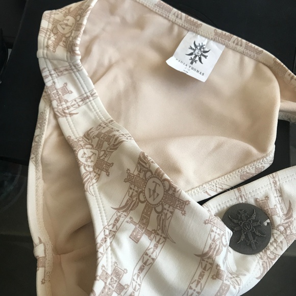 Thomas Wylde CROSS Bikini NEW! $285 2-PC Triangle Insignia Swimsuit NWT xs-s - Picture 7 of 7